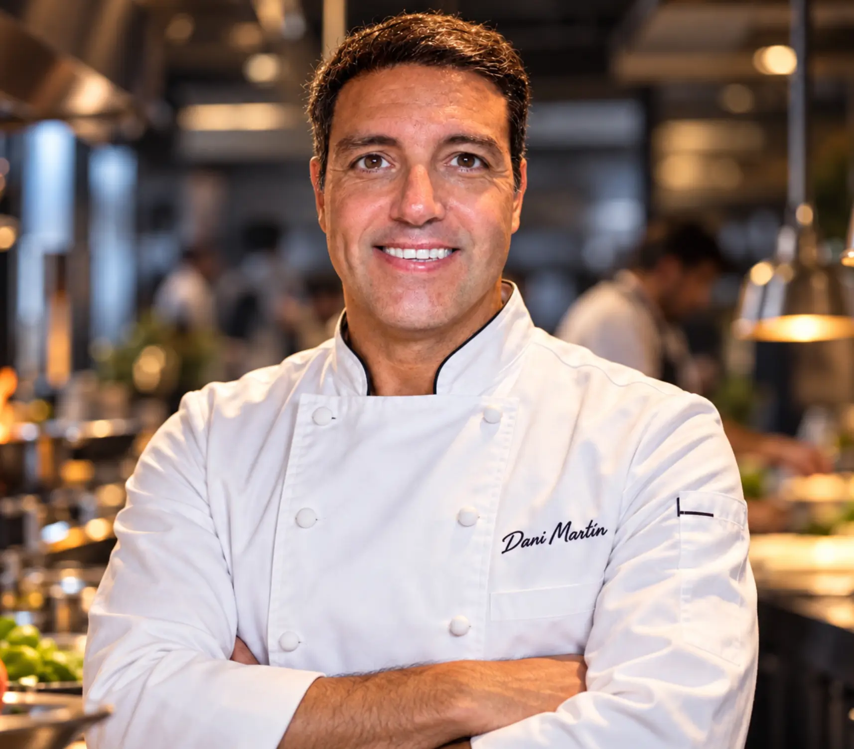 Retrato del chef Daniel Martín